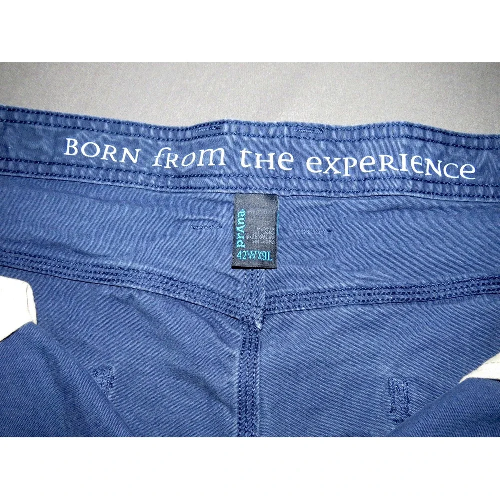 PRANA Cotton Blend Stretch Blue 9